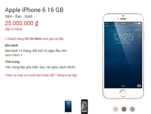 iphone,iphone 6, 'Sốt' dịch vụ đặt mua iPhone 6 tại Việt Nam