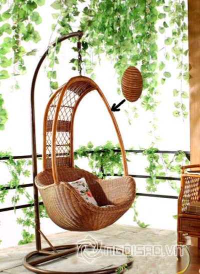 ghế treo, ghế võng, ghe trung, kiểu ghế đẹp cho ngôi nhà,