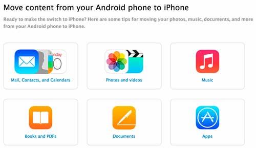 Apple,Apple hướng dẫn chuyển dữ liệu từ Android sang iPhone