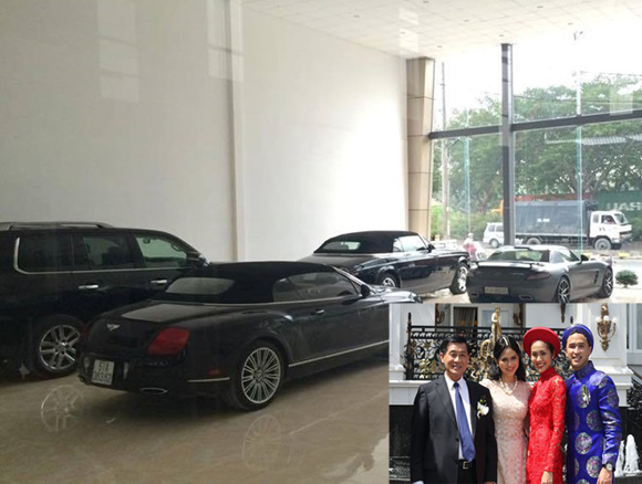 Mercedes SLS, Rolls Royce Drophead Coupe, Siêu xe nhà chồng Hà Tăng, Tăng Thanh Hà