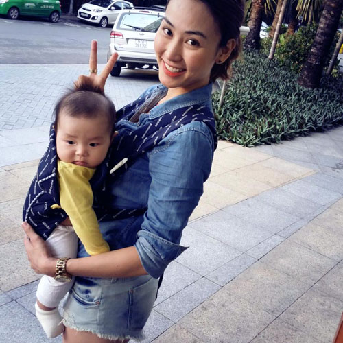 Ngân Khánh, Ca sĩ Ngân Khánh, Ngân Khánh làm mẹ, Sao việt, Sao viet