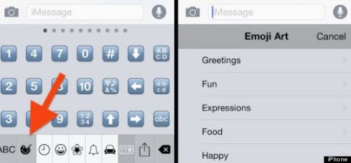 Bàn phím,bàn phím ảo,bàn phím ảo gợi ý mặt cười ngộ nghĩnh trên iOS 8