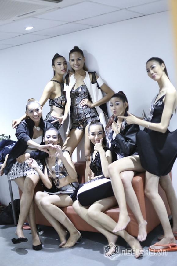 Vietnam’s Next Top Model 2014, Người mẫu Việt Nam, Next Top Model, Nam thí sinh Next Top Model khoe body với áo lưới, Xuân Lan, Adam Williams