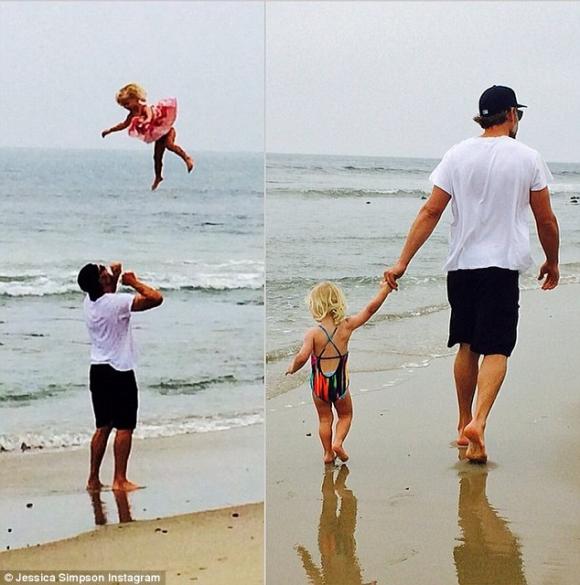 Jessica Simpson, chồng Jessica Simpson, chồng Jessica ném con lên trời, sao ném con lên trời