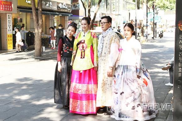 Trúc Diễm, Hoa hậu Thời trang Quốc tế 2007, Trúc Diễm mặc Hanbok đẹp rực rỡ không kém sao Hàn