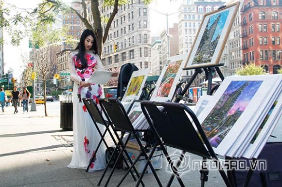 Võ Việt Chung, áo dài, Áo dài của Võ Việt Chung đẹp lãng mạn giữa New York