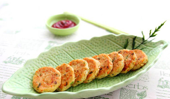 Đậu chiên cá hồi,Cách làm Đậu chiên cá hồi,Món ăn ngon