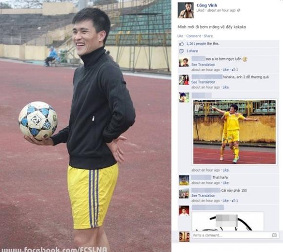 công vinh,công vinh hỏe ảnh trên facebook