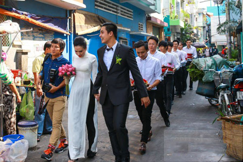 Hotboy Baggio,Đám cưới Baggio,Vợ Baggio mang thai