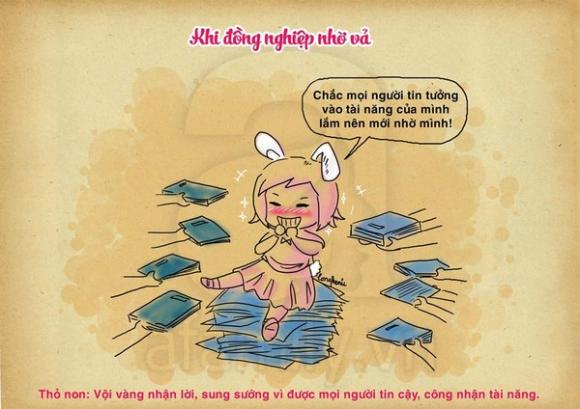 công sở,là cáo,là thỏ,chốn công sở