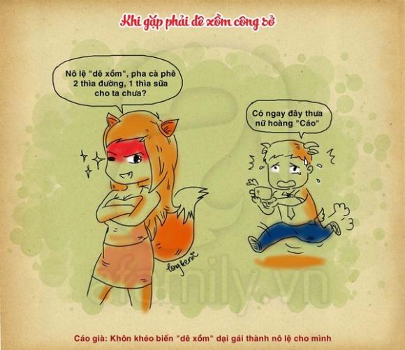 công sở,là cáo,là thỏ,chốn công sở
