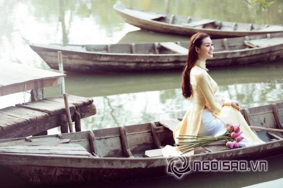 Khánh My áo dài, Khánh My ảnh đẹp, Khánh My Mỹ nhân Sài thành, người mẫu Khánh My 