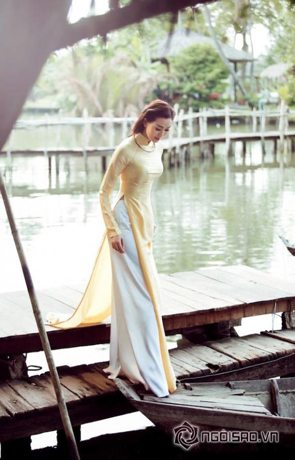 Khánh My áo dài, Khánh My ảnh đẹp, Khánh My Mỹ nhân Sài thành, người mẫu Khánh My 