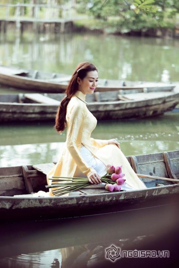Khánh My áo dài, Khánh My ảnh đẹp, Khánh My Mỹ nhân Sài thành, người mẫu Khánh My 