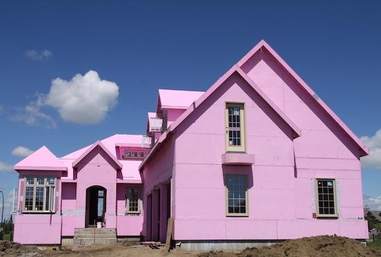 Nhà màu hồng, ngôi nhà cổ tích, nhà đẹp, ngắm nhà đẹp, ảnh đẹp, ảnh ngắm