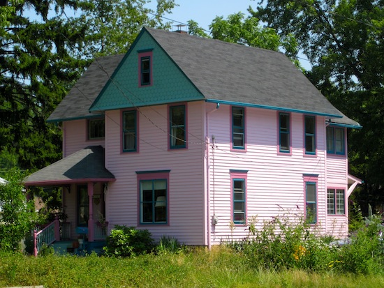 Nhà màu hồng, ngôi nhà cổ tích, nhà đẹp, ngắm nhà đẹp, ảnh đẹp, ảnh ngắm