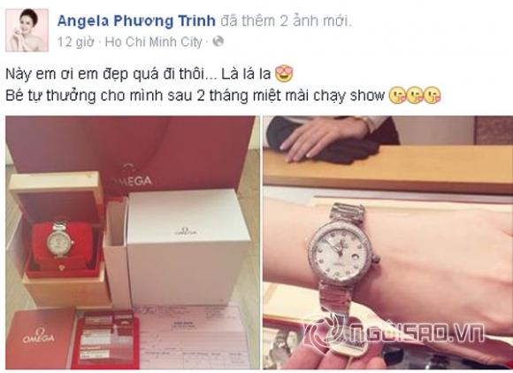 angela phương trinh khoe hàng hiệu,angela phương trinh khoe đồng hồ,angela phương trinh hớ hênh,sao việt khoe hàng hiệu