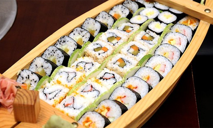 cơm cuộn, sushi, ẩm thực