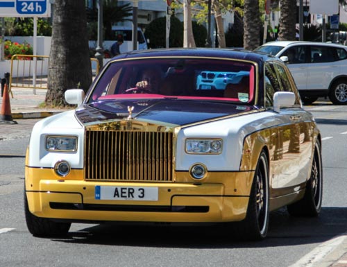 Rolls-Royce Phantom, Rolls-Royce Phantom mạ vàng, Giá Rolls-Royce Phantom, Xe sang Rolls-Royce Phantom