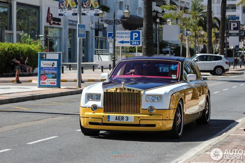 Rolls-Royce Phantom, Rolls-Royce Phantom mạ vàng, Giá Rolls-Royce Phantom, Xe sang Rolls-Royce Phantom