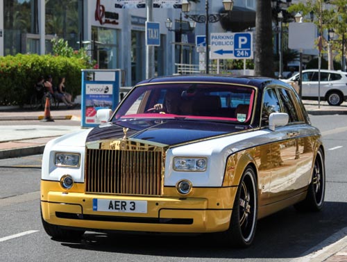 Rolls-Royce Phantom, Rolls-Royce Phantom mạ vàng, Giá Rolls-Royce Phantom, Xe sang Rolls-Royce Phantom