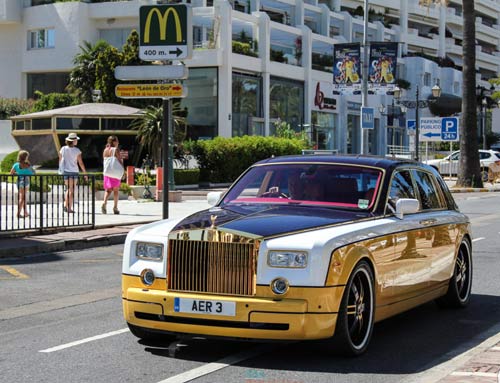 Rolls-Royce Phantom, Rolls-Royce Phantom mạ vàng, Giá Rolls-Royce Phantom, Xe sang Rolls-Royce Phantom