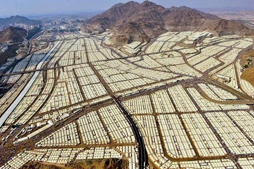 Du lịch Ả Rập Saudi, Thành phố Mina, Thành phố của những túp lều