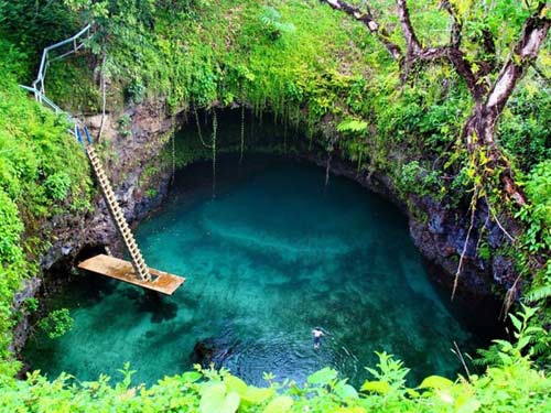 Hồ bơi tự nhiên đẹp nhất thế giới, Du lịch Samoa, To Sua Ocean Trench