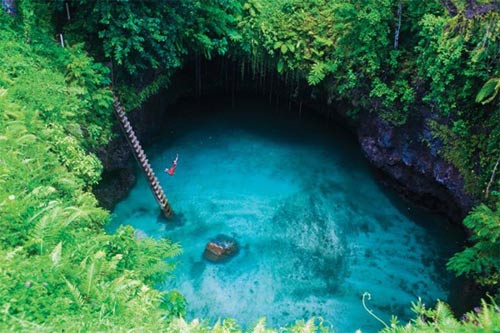 Hồ bơi tự nhiên đẹp nhất thế giới, Du lịch Samoa, To Sua Ocean Trench
