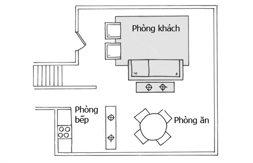 Nhà đẹp,thiết kế nhà đẹp,thiết kế nhà chung cư 120m2 lạ mắt cho gia đình trẻ