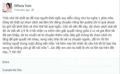 Sao Việt bêu xấu nhau, sao Việt cãi nhau trên facebook, sao Việt từ mặt nhau, sao Việt, sao Viet