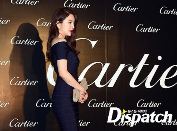 hoàng hậu ki khoe dáng,yoon eun hye cằm xệ,yoo eun hye béo tròn,sao hàn,sao hàn tại sự kiện cartier