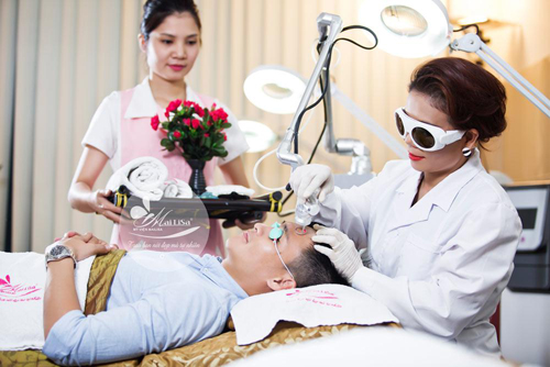 Thẩm mỹ viện Mailisa, Công Vinh, Thủy Tiên, Trị sẹo rỗ, Thẩm mỹ viện trị sẹo, Se khít lỗ chân lông