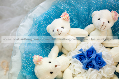 Hoa gấu bông, Quà tằng 20/10, 20/10, Ngày phụ nữ Việt Nam, Hoa Gấu Teddy