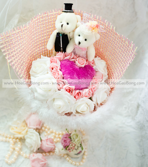 Hoa gấu bông, Quà tằng 20/10, 20/10, Ngày phụ nữ Việt Nam, Hoa Gấu Teddy