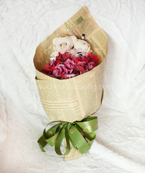 Hoa gấu bông, Quà tằng 20/10, 20/10, Ngày phụ nữ Việt Nam, Hoa Gấu Teddy