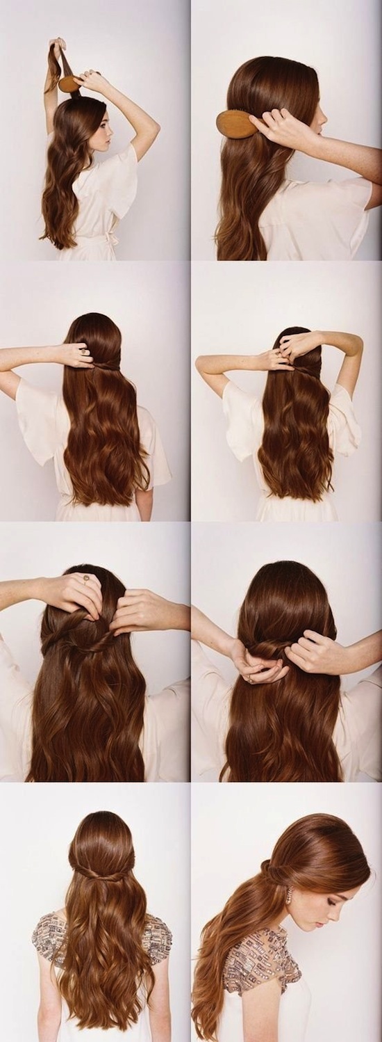 làm đẹp, tóc đẹp, làm tóc trong 10 phút, kiểu tóc đơn giản, kiểu tóc dễ làm 