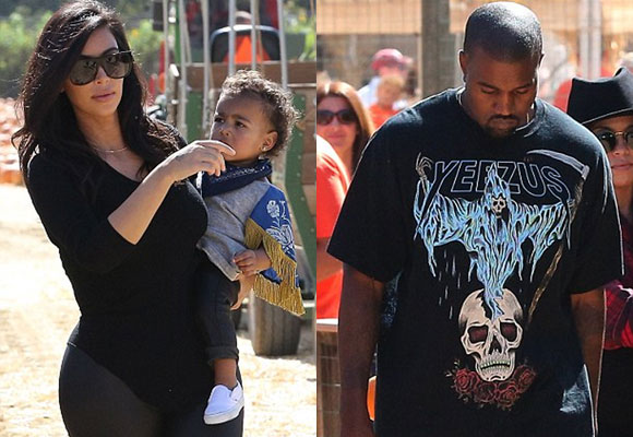 Kim Kardashian,North West,Kanye West,sao Hollywood,nhóc tỳ nhà sao