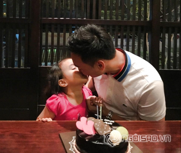 Thành Trung, Thu Phượng, Thành Trung mừng sinh nhật con gái, con gái Thành Trung