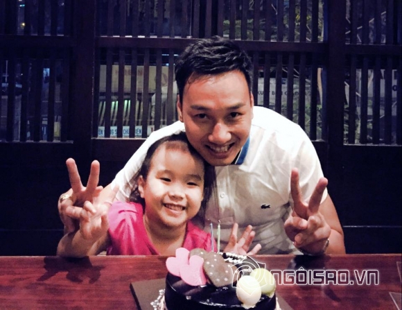 Thành Trung, Thu Phượng, Thành Trung mừng sinh nhật con gái, con gái Thành Trung