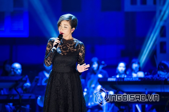 Mỹ Linh, Mỹ Linh diện váy của Đỗ Mạnh Cường, live concept mua thu hà nội, diva Mỹ Linh., Cảm xúc mùa thu