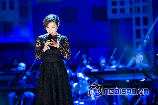 Mỹ Linh, Mỹ Linh diện váy của Đỗ Mạnh Cường, live concept mua thu hà nội, diva Mỹ Linh., Cảm xúc mùa thu