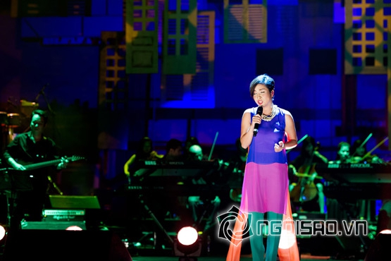 Mỹ Linh, Mỹ Linh diện váy của Đỗ Mạnh Cường, live concept mua thu hà nội, diva Mỹ Linh., Cảm xúc mùa thu