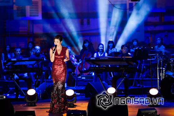 Mỹ Linh, Mỹ Linh diện váy của Đỗ Mạnh Cường, live concept mua thu hà nội, diva Mỹ Linh., Cảm xúc mùa thu