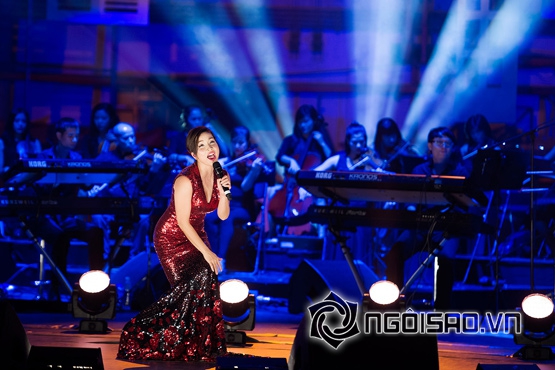Mỹ Linh, Mỹ Linh diện váy của Đỗ Mạnh Cường, live concept mua thu hà nội, diva Mỹ Linh., Cảm xúc mùa thu