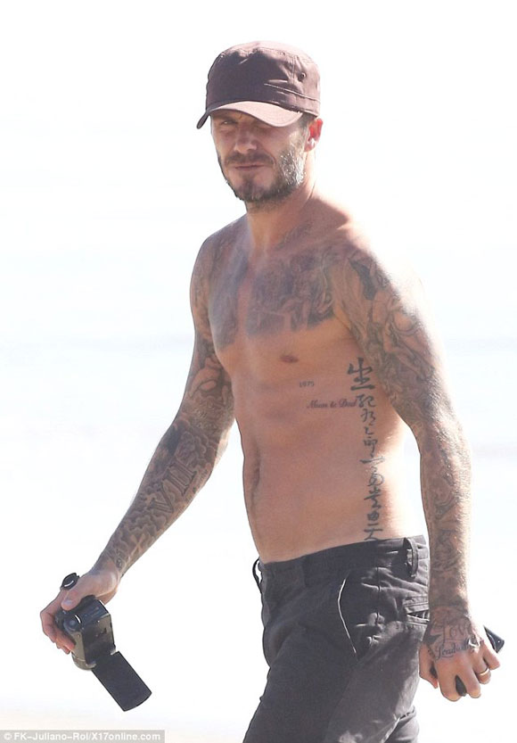 Beckham,Cruz,bố con nhà Becks đi lướt ván,sao Hollywood,Victoria
