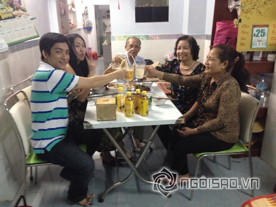 Phi Thanh Vân, chồng sắp cưới Phi Thanh Vân, Bảo Duy, mẹ Bảo Duy thăm bố mẹ Phi Thanh Vân, sui gia nhà Phi Thanh Vân gặp nhau 