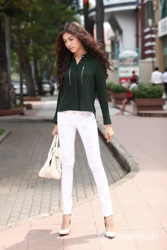 Lệ Hằng, Quán quân Elite Model Look 2014, Diện street style “Pun rock” đẹp cá tính như Lệ Hằng