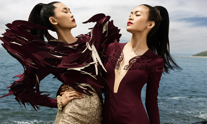 Mâu Thanh Thủy, Quán quân Vietnam’s Next Top Model, Mâu Thanh Thủy gợi cảm váy xẻ sâu, Mâu Thanh Thủy lộ vòng một khiêm tốn
