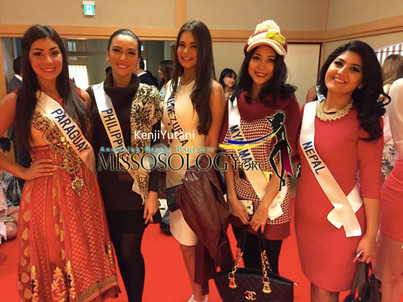 Đặng Thu Thảo,Hoa hậu Quốc tế 2014,Đặng Thu Thảo học nhảy tại Nhật,các thí sinh tham dự Hoa hậu Quốc tế
